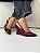 Elise - Sapato Feminino Slingback Anabela Marsala - Imagem 2