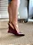 Elise - Sapato Feminino Slingback Anabela Marsala - Imagem 4