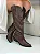 Lana - Bota Couro Western Cano Longo Marrom - Imagem 2