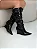 Elise - Bota Cano Longo Slouch Bico Fino Salto Anabela Preto - Imagem 3