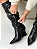 Elise - Bota Cano Longo Slouch Bico Fino Salto Anabela Preto - Imagem 5