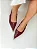 Sophia - Sapatilha Slingback Bico Fino Ponteira Metálica Marsala - Imagem 7