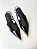 Sophia - Sapatilha Slingback Bico Fino Ponteira Metálica Preto - Imagem 8