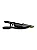 Sophia - Sapatilha Slingback Bico Fino Ponteira Metálica Preto - Imagem 1