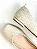 Auri - Sapatilha Feminina Clássica Texturizada Off White - Imagem 7