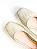 Auri - Sapatilha Feminina Clássica Texturizada Off White - Imagem 6