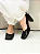 Gabrielle - Sapato Scarpin Bico Quadrado Preto - Imagem 5