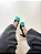 Gabrielle - Sapato Scarpin Bico Quadrado Preto/Turquesa - Imagem 9