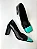 Gabrielle - Sapato Scarpin Bico Quadrado Preto/Turquesa - Imagem 16