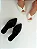 Alina - Tamanco Feminino Bico Folha Peep Toe Off White - Imagem 7