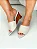Eva - Tamanco Feminino Gáspea Tressê Anabela Off White - Imagem 4