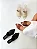 Eva - Tamanco Feminino Gáspea Tressê Anabela Off White - Imagem 7