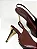 Izabel - Sapato Slingback Bico Fino Salto Fino em Metal Dourado Marrom - Imagem 11