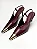 Helena - Sapato Slingback Bico Fino Ponteira Metálica Salto Fino Marsala - Imagem 6
