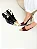 Helena - Sapato Slingback Bico Fino Ponteira Metálica Salto Fino Preto - Imagem 11
