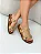 Zita - Tamanco Birken Feminino Tiras em Ráfia Metal Ouro Natural - Imagem 2