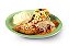 FILÉ DE FRANGO À PARMEGIANA - Risoto de Legumes - Purê de Cará - Imagem 1