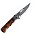 CANIVETE AUTOMÁTICO 20 CM CABO MADEIRA - AÇO INOX - Imagem 2