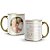 Caneca com Alça Metalizada Gold - 325ml - Imagem 1