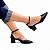 Sapato Scarpin feminino Salto Grosso Bico Fino - Beira Rio - Imagem 16