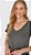 Blusa Básica Feminina Mullet Decote V em Viscose Strech - Imagem 5
