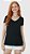 Blusa Básica Feminina Mullet Decote V em Viscose Strech - Imagem 1