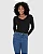 Blusa Basica Feminina Gola V manga longa - Malwee - Imagem 9