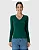 Blusa Basica Feminina Gola V manga longa - Malwee - Imagem 1