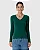Blusa Basica Feminina Gola V manga longa - Malwee - Imagem 3