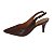 Sapato Feminino Scarpin Slingback Salto Medio Fino - Vizzano - Imagem 3