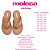 Chinelo de dedo Feminino Casual Leve Confortavél - Moleca - Imagem 11