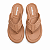 Chinelo de dedo Feminino Casual Leve Confortavél - Moleca - Imagem 3