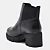 Bota Feminina Casual Cano Curto Salto Bloco Via Marte - Imagem 3