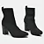 Bota Feminina Casual Knit Salto Bloco Via Marte - Imagem 4
