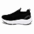 Tênis preto Knit Casual Feminino basico Confortável - Via Marte - Imagem 3