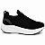 Tênis preto Knit Casual Feminino basico Confortável - Via Marte - Imagem 1