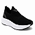 Tênis preto Knit Casual Feminino basico Confortável - Via Marte - Imagem 2
