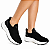 Tênis preto Knit Casual Feminino basico Confortável - Via Marte - Imagem 7