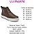 Tênis Casual Abotinado Feminino Cano Baixo Via Marte - Imagem 10