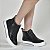 Tênis Casual Abotinado Feminino Cano Baixo Via Marte - Imagem 9
