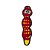 Brinquedo Outward Hound Cobra Dupla Costura Para Cães Vermelho G - Imagem 2