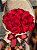 Buquê 18 rosas, acabamento com rusgo e juta, laço de ráfia - Imagem 1
