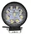 PAR FAROL DE MILHA AUXILIAR REDONDO 9 LEDS - Imagem 1