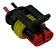 Plug Chicote Superseal 2 vias bobina ignição Uno, palio, corsa, Siena, Tempra - Imagem 1
