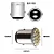Lampada 22 Led Ba15s 2 Polo Branca - Imagem 3