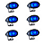 Kit Sinalização LED – 6 Spot Blue - Imagem 1