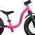 Bicicleta Infantil Aro 12 Balance Bike Raiada Rosa Nathor - Imagem 3