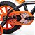 Bicicleta Infantil Aro 14 Aluminum First Pro Laranja Nathor - Imagem 3