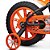 Bicicleta Infantil Aro 14 Aluminum First Pro Laranja Nathor - Imagem 2