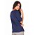 BLUSA MANGA CURTA TRANSPASSE - AZUL MARINHO - Imagem 2